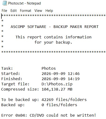 BackUp Maker